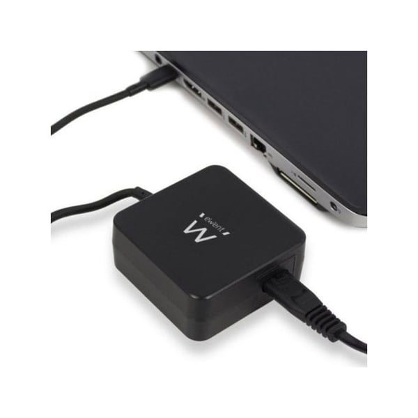 Ewent EW3980 USB Type-C Notebook Laddare Strömadapter 100-240V 65 Watt