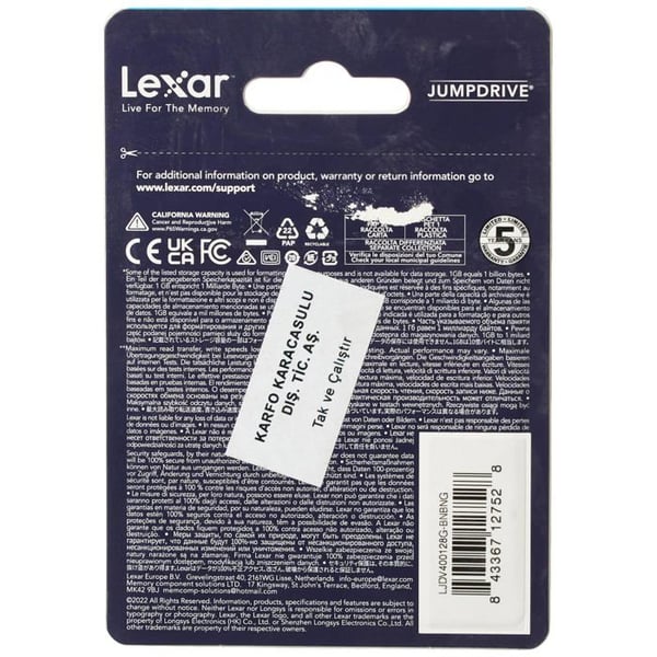 Lexar Cle USB 128Go V400 JumpD