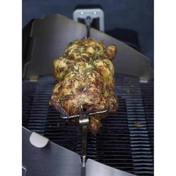 Rotisserie - WEBER - Q for Q 3000-serien - Lämplig för användning med gasolgrillar - Grå