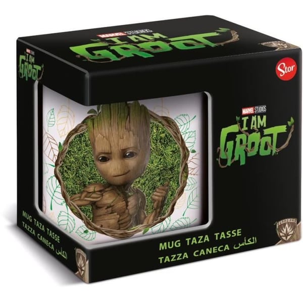 Groot keramisk mugg - STOR - Guardians of the Galaxy - 325 ML - Flerfärgad - Grå- USED