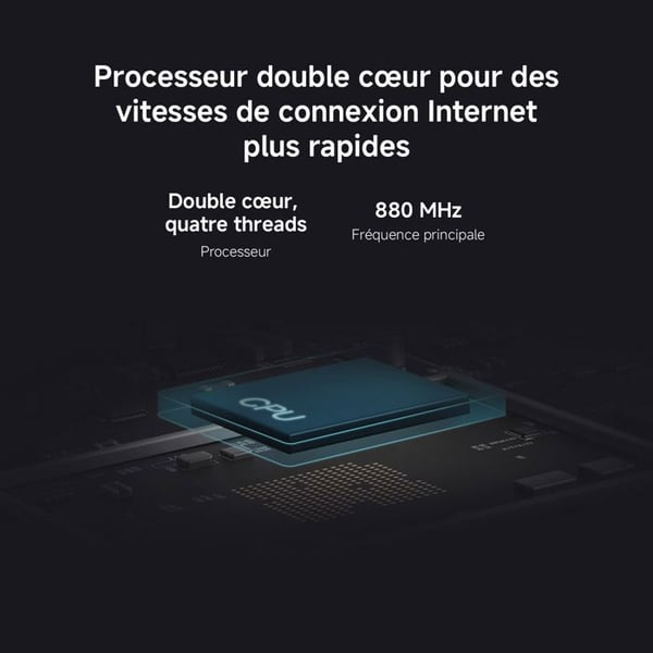 Xiaomi AC1200 Router - Dual Band (2,4 GHz / 5 GHz) - Wi-Fi 5 (802.11ac) - Gigabit Ethernet - Vit