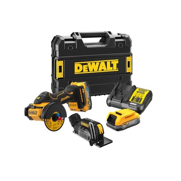 Meuleuse 76 mm XR 18V 1.7Ah Li-Ion børsteløs DEWALT - DCS438E2T-QW