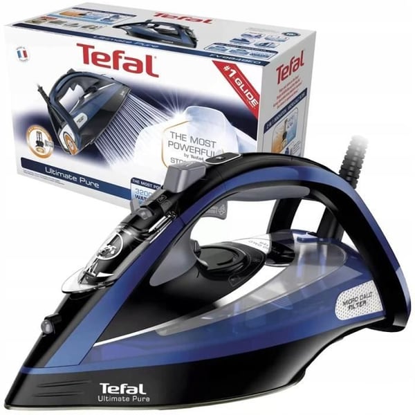 Strykjärn - TEFAL - Ultimate Pure FV9848 - 3200W - Durilium AirGlide - Automatisk avstängning
