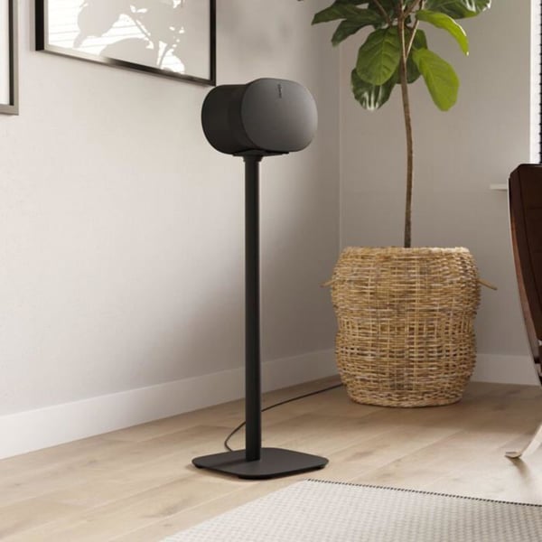 Højttalerstand - VOGEL'S - SFS 4133 - Sort - Til Sonos Era 300 - Højde 82 cm