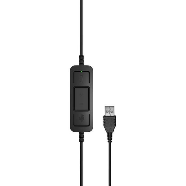 SENNHEISER IMPACT SC 60 USB ML EPOS Headset - On-ear - Kabelansluten - Svart med orange höjdpunkter