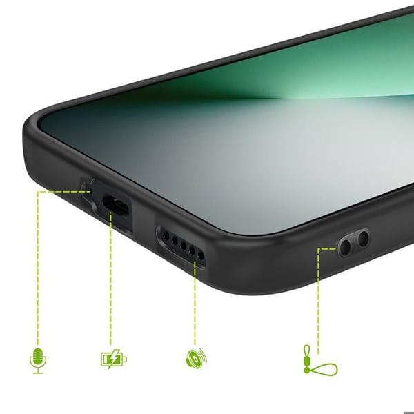 Siliconfodral för Honor Magic 8 Lite, Stötsäkert, Mayaxess Svart