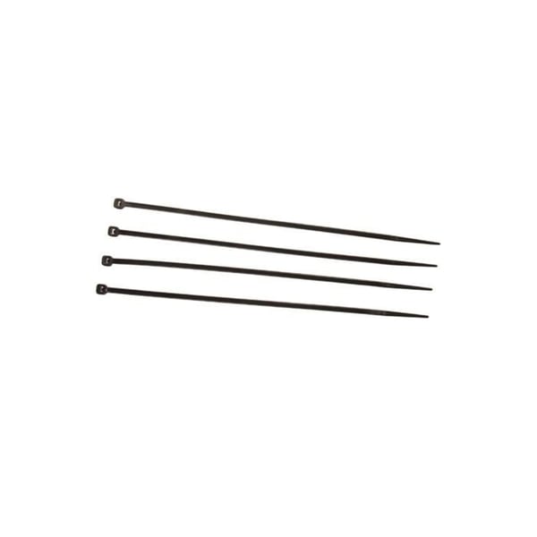 Klämmor - ACV - 280 x 4-8 mm - Svart - Bredd 4-8 mm - Förpackning 100 stycken