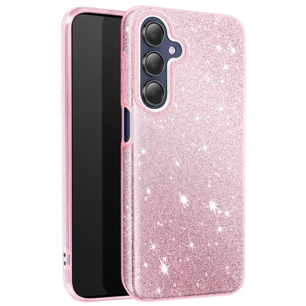 Skal för Samsung Galaxy A15 - Ultra tunn Silikon Glitter - Rosa