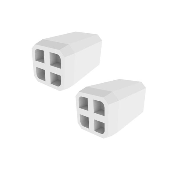 Förpackning med 2 originalkopplingar Tvättmaskin, Tvättmaskin 00626460 SIEMENS, BOSCH, VIVA, NEFF, CONSTRUCTA, GAGGENAU, BALAY, PROFILO, P