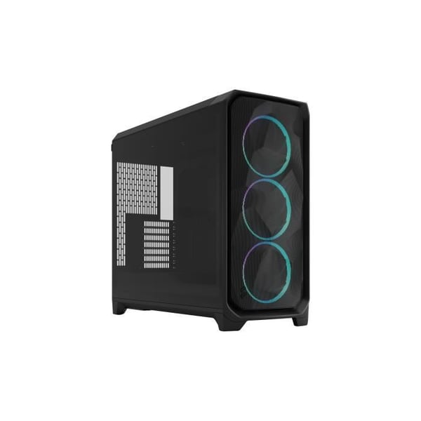 PC-kabinet - FRACTAL DESIGN - Meshify 3 XL RGB TG - E-ATX (330 mm) / SSI-EEB / SSI-CEB - 3 blæsere - USB Type C med 20 Gbps - Nej