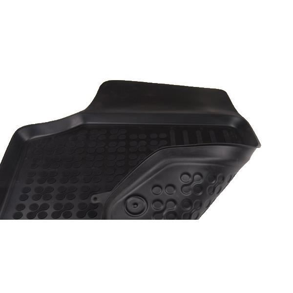 Matta - Ford Fiesta VI - Gummi - 4 stycken - Svart