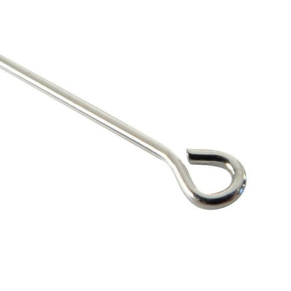 Graine Créative - Kopplingsklämmor med silverfärgad huvud 10 stycken