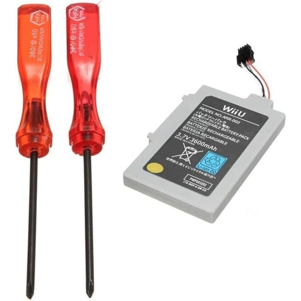 Batteri - Vejspil - WUP-012 - 3600 mAh - Tri-Wing Skruetrækker - Autonomi 5-7 timer