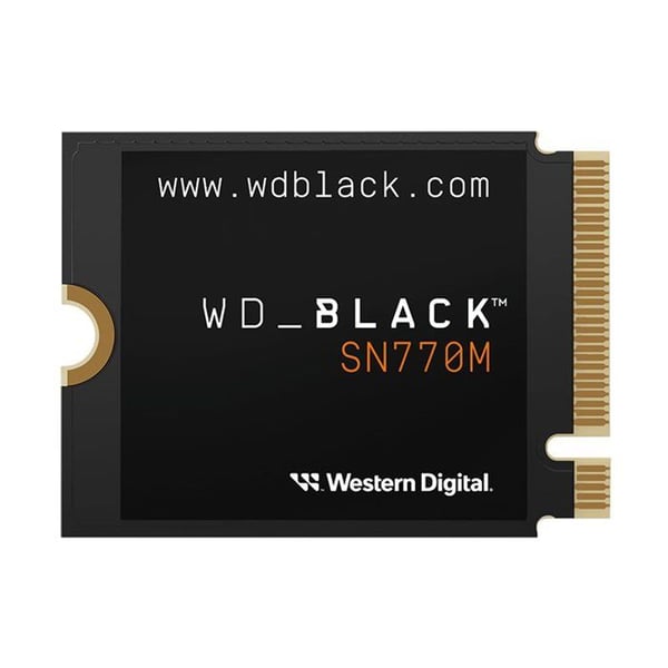 SSD - WESTERN DIGITAL - SVART SN770M 500GB - M.2 - PCIe 4.0 x4 (NVMe) - 3D TLC