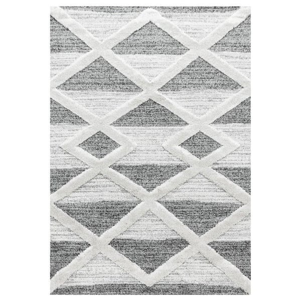Matta - AYYILDIZ - Design med korta hår - 3D-mönster - 60x110 cm - Inomhus
