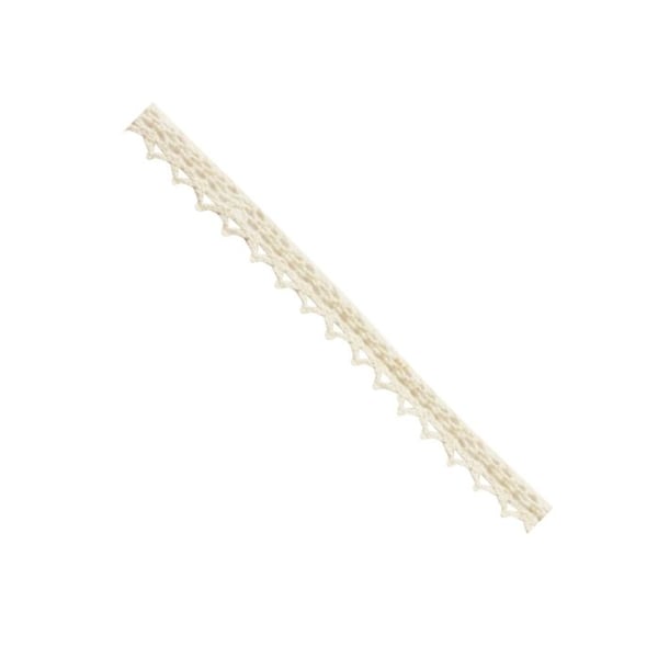 MégaCréa DIY - Spetsband i oblekt bomull spets 1 cm x 2 m