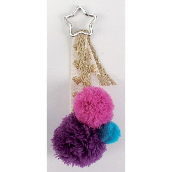 MégaCréa DIY - Pom poms S M L från 1,5 till 5,5 cm Assortiment 45 stycken