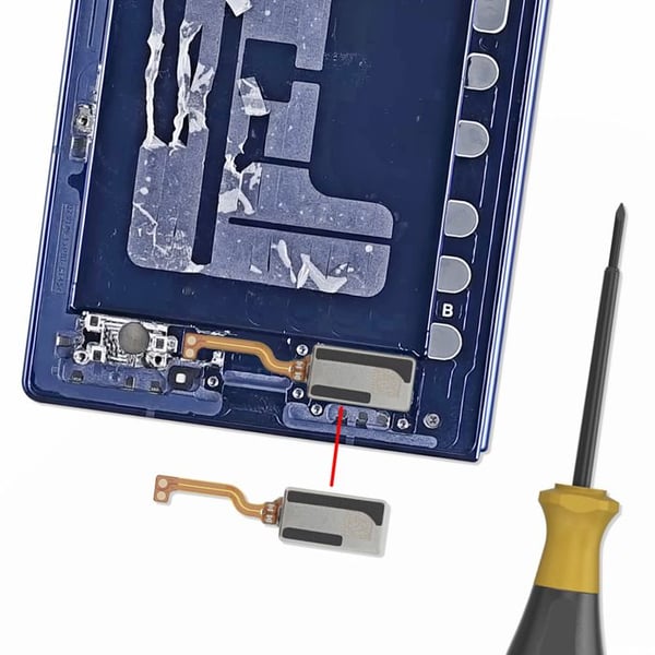 Original Vibrator för Galaxy Z Fold7 Service Pack Samsung Silver