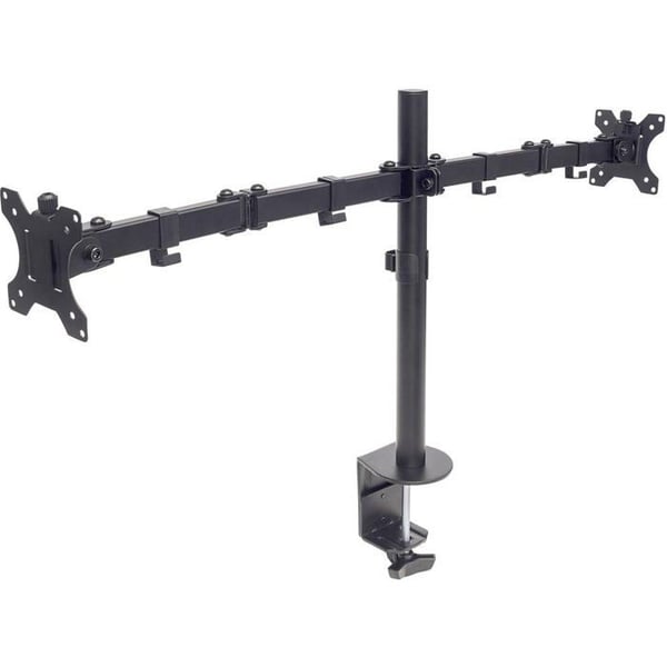 Manhattan 461528 Bordstøtte til skærm 2 Skærm(e) 33,0 cm (13) - 81,3 cm (32) sort højdejusterbar, vippende