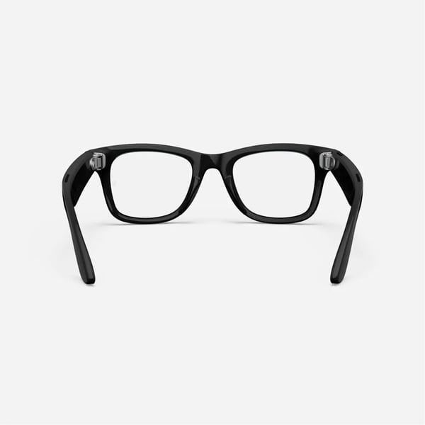 Meta RAY-BAN Meta Wayfarer (Standard) Smartbriller - Blank sort, gennemsigtig