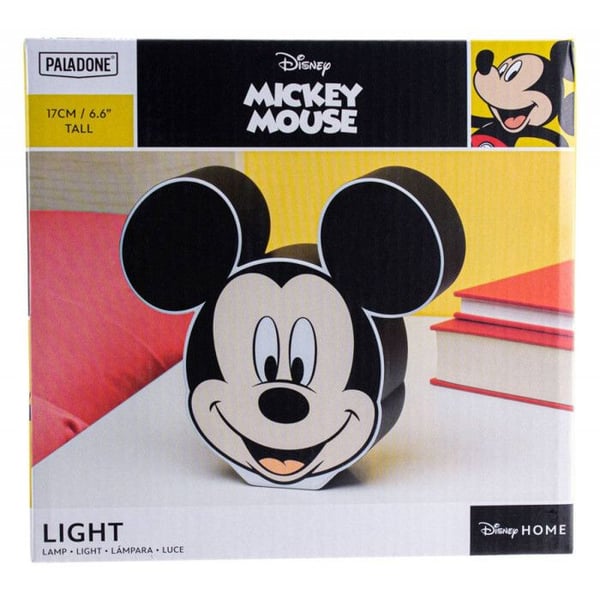 Skrivebordslampe - PALADONE - MICKEY - 17CM - Sort - Plastik - Indendørs