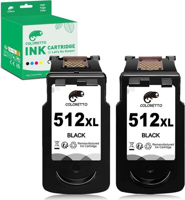 512 XL 510 XL Bläckpatroner Ersättning för Canon 512XL 510XL Pixma MP230 MP240 MP250 MP260 MP270 MP280 MX340 MX350 MX360
