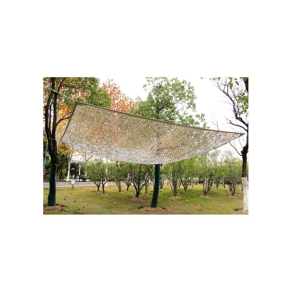 Täckande Camouflage Vändbar Grå / Vit 3 X 4 M