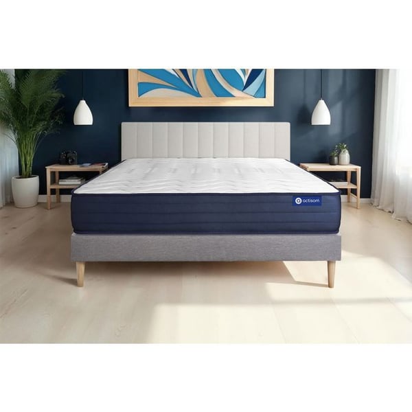 Sängset Madrass Sängbotten 200x200 cm - Grå Sängbotten (i kit) - Actiflex Life