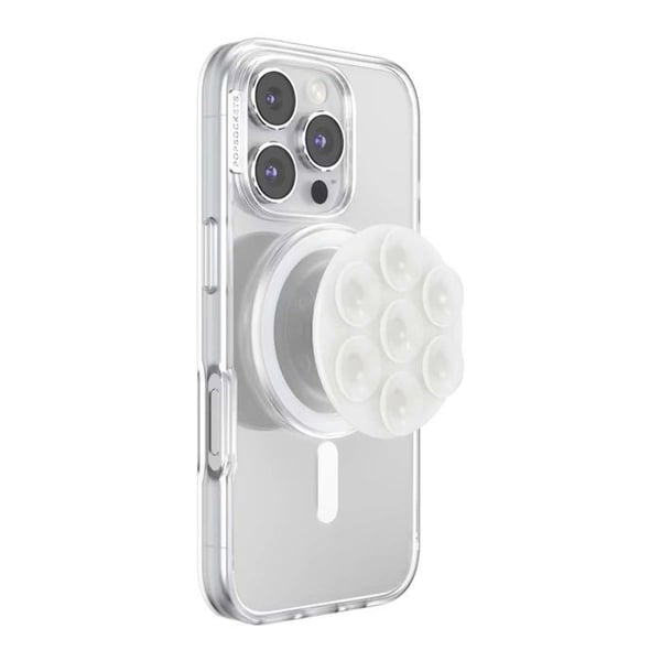 Stöd PopGrip MagSafe för Smartphone Samling Suck-Up PopSockets Transparent