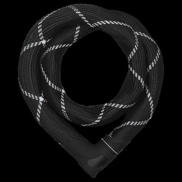 Cykellås - ABUS - Iven Steel-O-Flex - Fyrkantig kedja 8mm - SCT-hölje - 85cm