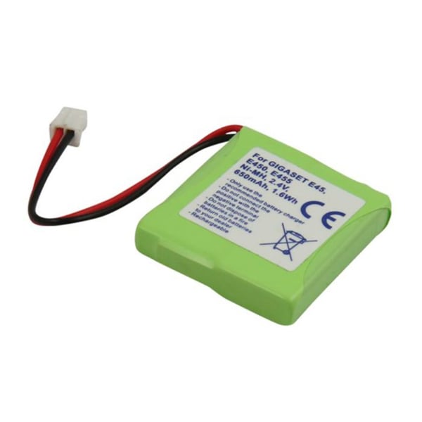 Batteri - AVIZAR - Gigaset E45/E450/E455 - NiMH 2.4V 650mAh - Kompatibel med Siemens - Grön