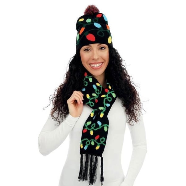Huvtröja och Scarf Julgirland - PTIT CLOWN - 48334 - Festlig dekoration - Svart Huvtröja och Scarf Julgirland - PTIT CLOWN - 48334 - Festlig dekoration - Svart