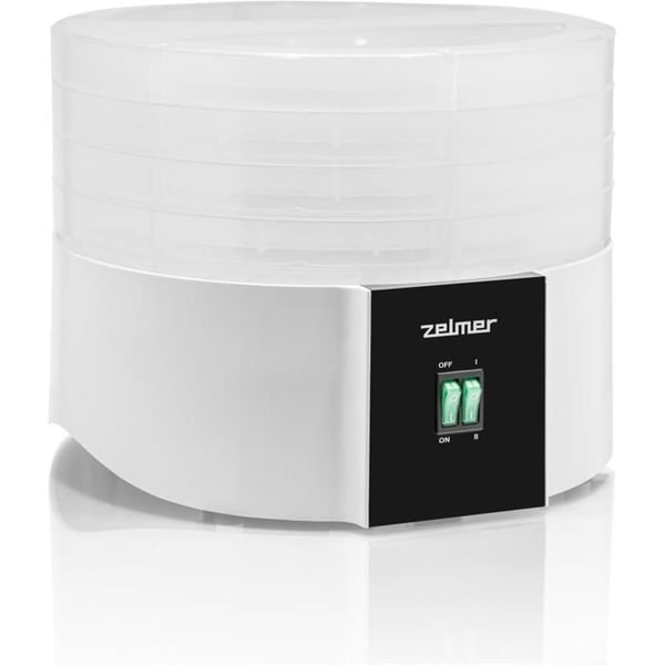 Frukt- och grönsaks tork - ZELMER - ZFD1010 - 520 W - 4 hyllor - Temperaturkontroll