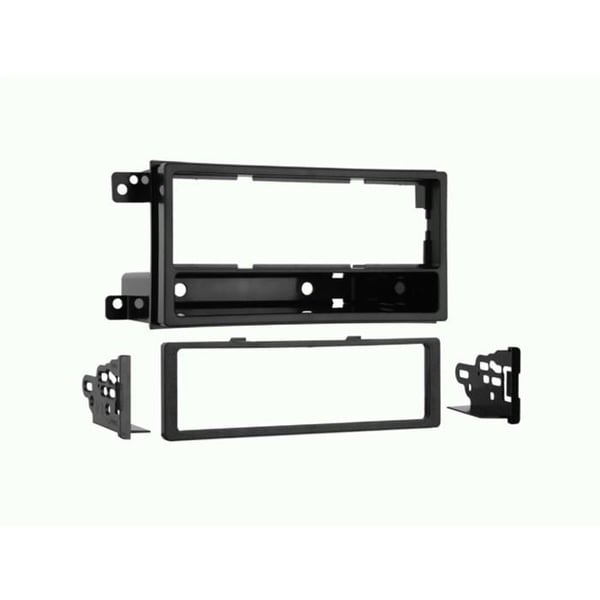Fasadplatta 1-DIN med förvaringsfack kompatibel med Subaru Forester/Impreza