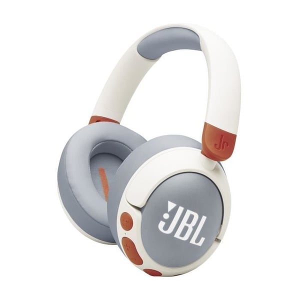 JBL JR470NC trådlösa hörlurar - Bluetooth - Aktiv brusreducering - Vit