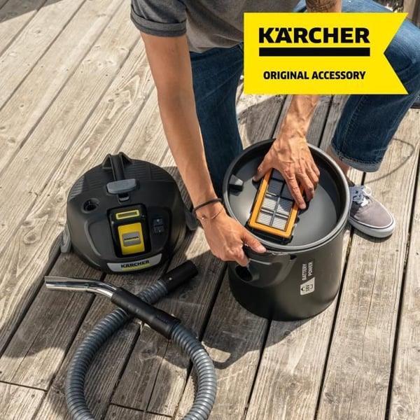 Special AD KARCHER AD2 / AD4 fladt plisseret filter - Modstandsdygtig til opsugning af fint støv