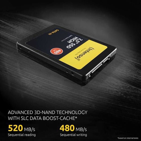 SSD - Intenso - 960 GB - SATA III - 2,5 tum - Högprestanda