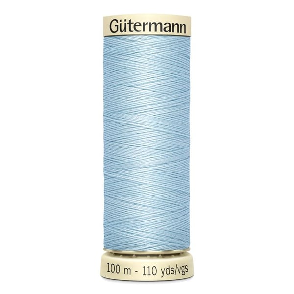 5-pack 100m Spolar 100% polyester Gutermann Ref 788988 - Att 276 - puderblå