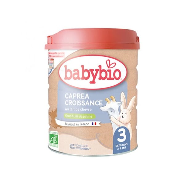 Babybio caprea 3 tillväxt getmjölk 3:e åldern 800g