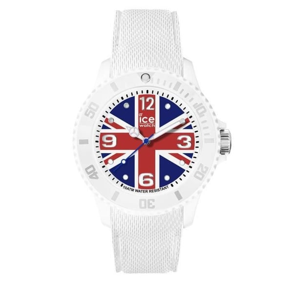 ICE-Watch - Ice World Storbritannien - Vit herrklocka med silikonrem - 0 (Medium) - 15736
