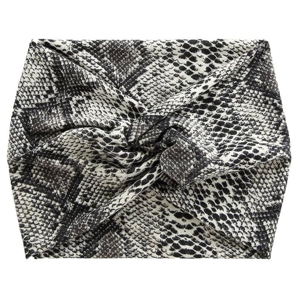 Korsband - AVIZAR - Mönstrad Satin Python - Färg Grå - För Damer - Vuxen