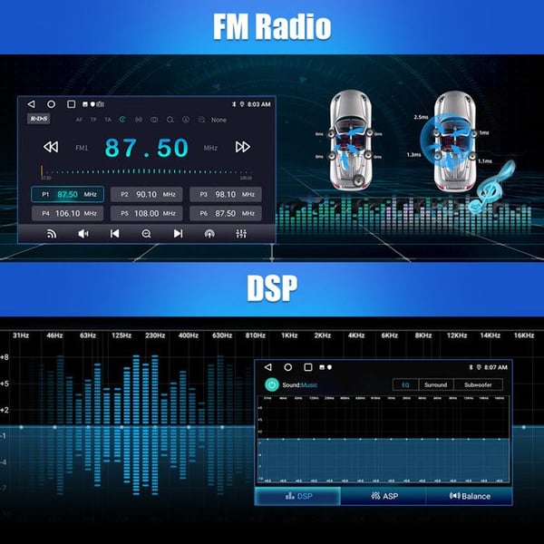 AWESAFE Autoradio Android 13 2Go+32Go til Opel Corsa Vivaro Antara Zafira Astra Meriva 7 '' Touchskærm Carplay Android Auto