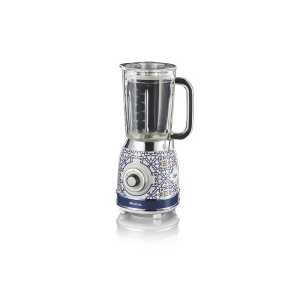 Blender Ariete vintage lasikulho Capri 583CAP 1000 W Valkoinen Sininen