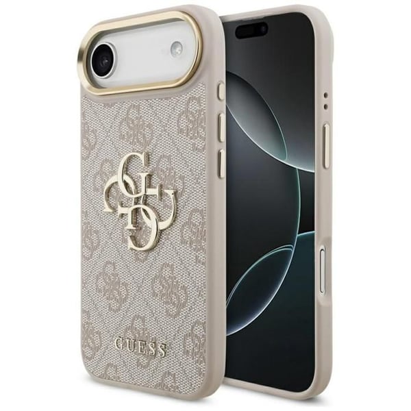 Guess Big 4G Classic Logo Cover til iPhone 17 Air 6,5" Rose Gold