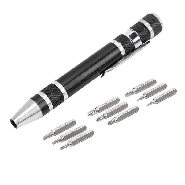 Multifunktionell Skruvmejsel - Ej specificerad - 9 i 1 - Magnetisk - Bärbar - Ergonomisk