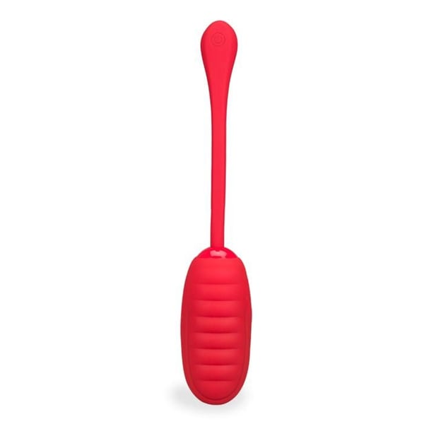 Vibrerande ägg komfort och 12 lägen Eros - Fjärrkontrollerad vibrator för par - Röd