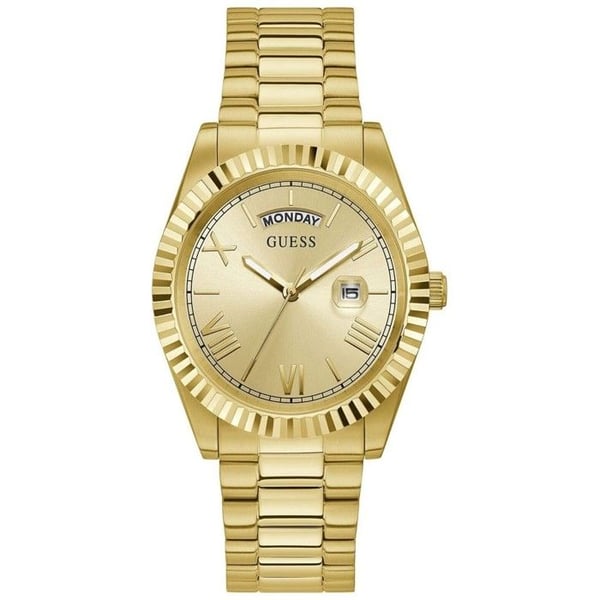 Klocka - Guess - Connoisseur GW0265G2 - Rostfritt stål - Guld - Multifunktionell