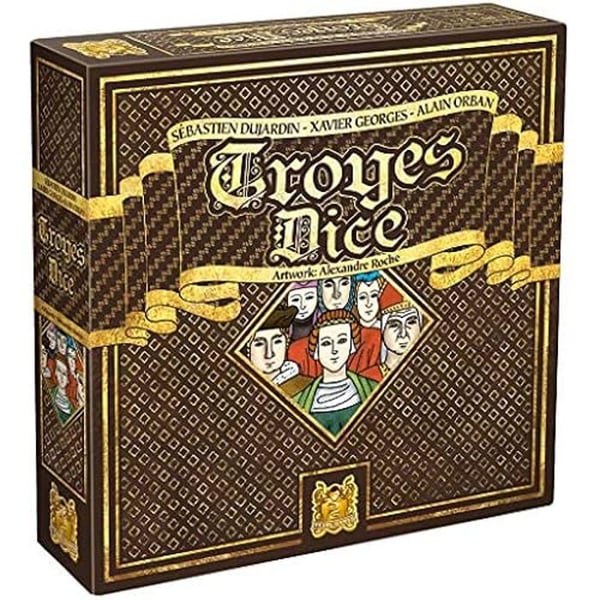 Tärningsspel - ASMODEE - Troyes Dice - Strategi - 1 till 10 spelare - 10 år och uppåt