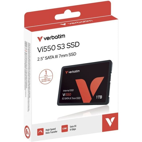 Intern SSD - VERBATIM - VI550 S3 - SATA III - 1 To - 2,5"