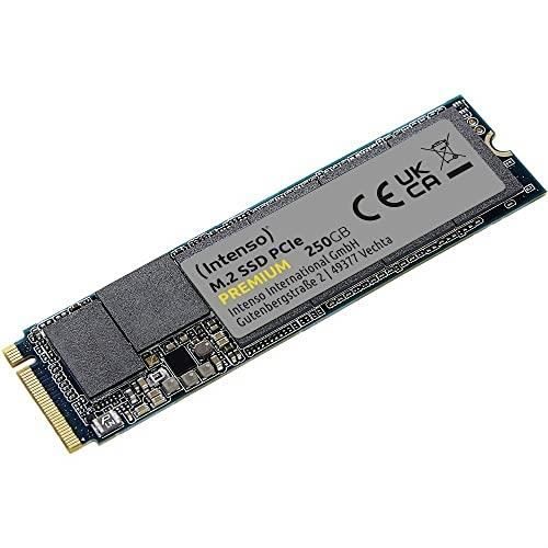 SSD - INTENSO - 250GB PREMIUM M.2 PCIe - Läshastighet 2100 Mo/s - Skrivhastighet 1100 Mo/s - NVMe